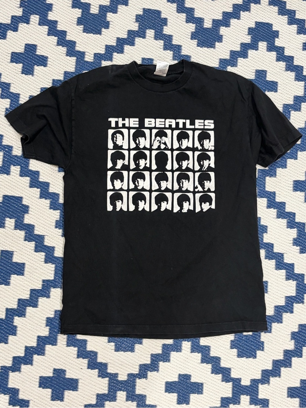 Vintage The Beatles Rock Band Shirt Size L Y2K
